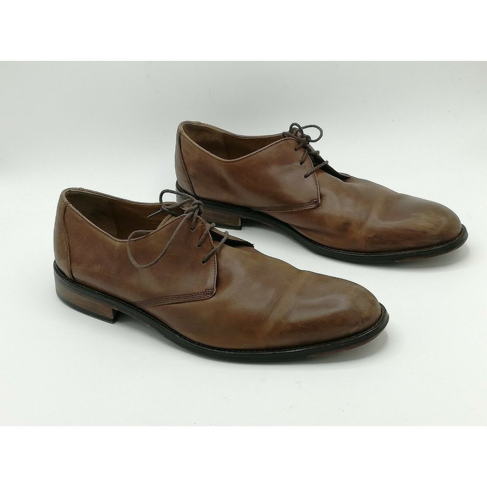 Johnston & Murphy Sheepskin Leather Lace Up Shoes